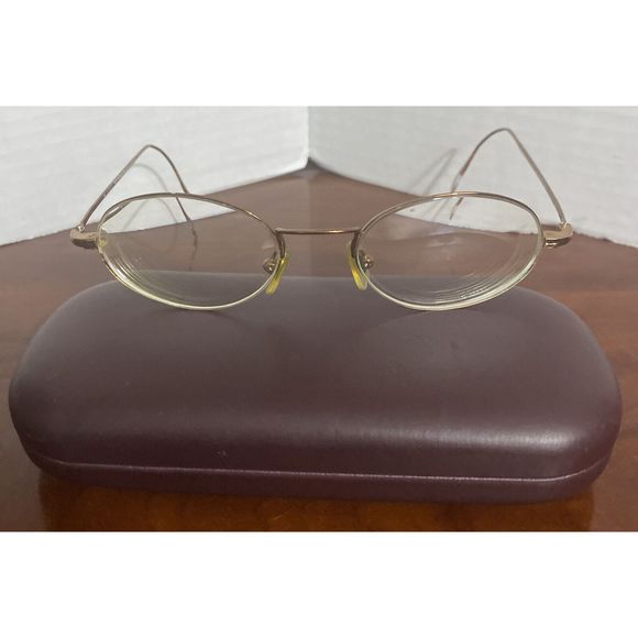 Gucci GG1297 Bronze Tone Metal Eyeglasses 48-19 140mm - Picture 1 of 12